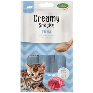 Bubimex Creamy snacks pour chaton X4 Thon - 60 gr pas cher