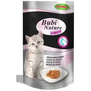 BUBIMEX Sachet fraicheur Bubi Nature chat, Junior cuisse de poulet pas cher