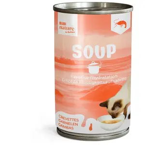 Boîtes Chat - Bubimex Soupe aux crevettes - 135 gr pas cher