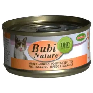 Bubimex Bubi Nature chat, poulet et crevettes pas cher