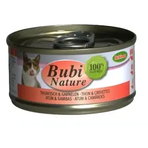 BUBIMEX Bubi nature thon & crevettes 140g pas cher