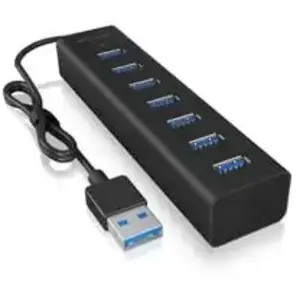 Comparateur de prix : Icy Box Ib-hub1700-u3 Usb 3.2 Gen 1 (3.1 Gen 1) Type-a 5000 Mbit/s Noir