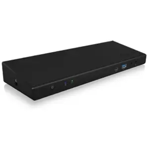 ICY BOX IB-DK2244AC Avec fil USB 3.2 Gen 1 (3.1 Gen 1) Type-C NoirVendu paramazon