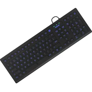 KeySonic KSK-8031INEL-B Clavier USB QWERTZ Allemand Noir
