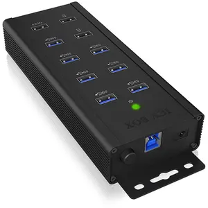 Comparateur de prix : Icy Box Raidsonic Adaptateur Usb 3.0 Vers Ethernet Ib-hub1703-qc3