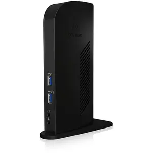 Comparateur de prix : ICY BOX IB-DK2242AC Station d'accueil Displayport Gigabit Docking 11 ports Noir