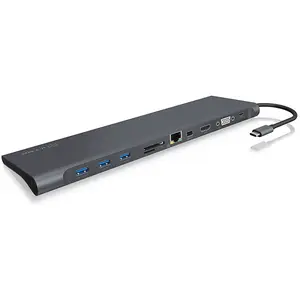 ICY BOX IB-DK2102-C USB Type-C Docking - Adapter - Audio/Multimedia pas cher