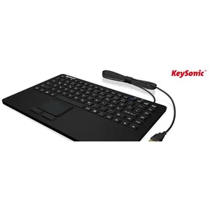 KeySonic KSK-5230 IN (DE) clavier Bureau USB QWERTZ Allemand Noir - Neuf
