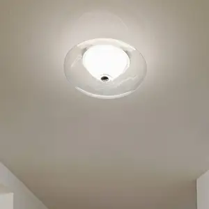 Casablanca Bloo plafonnier LED, abat-jour verre