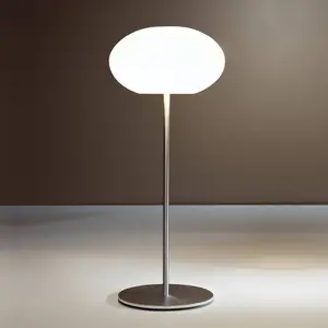 Casablanca Aih lampe de table 19 cm blanc brillant pas cher