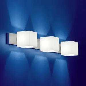 Casablanca Applique 3 lampes Cube antiéblouissante pas cher