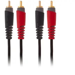 Comparateur de prix : Accessoires guitares KLOTZ AT-CC0300 BASIC RCA NOIR 3 M Câble RCA