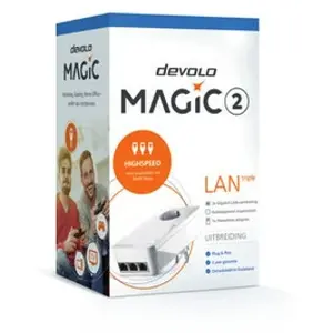 devolo Magic 2 LAN triple - - pont - - 1GbE, HomeGrid - Branchement mural pas cher