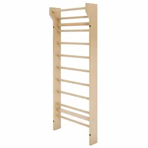 GORILLA SPORTS Espalier en bois - échelle de gymnastique pas cher