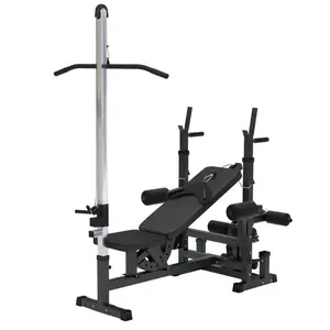 Comparateur de prix : GORILLA SPORTS Banc de musculation universel  banc   option poulie    coloris noir
