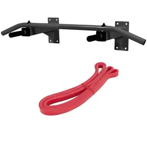 GORILLA SPORTS Set de traction spécial Chin Up et bande de résistance