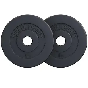 GORILLA SPORTS Disques olympiques en plastique   50 51mm   de 1 25 kg a 15 kg et disponible en lot   poids   2 x 10 kg