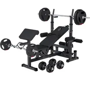 Comparateur de prix : GORILLA SPORTS® Banc de Musculation - Set Haltères 100kg, Avec Support, Max. 280kg, Noir/Blanc - Banc d'Haltérophilie, Multifonction, pour Complet du Corps, Entraînement, Abdominaux, Fitness, Gym