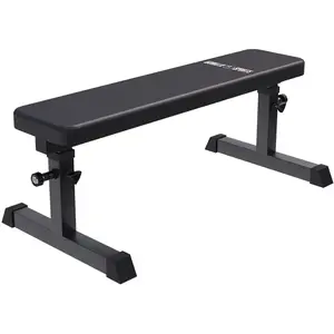 Banc plat ajustable Noir Gorilla Sports pas cher