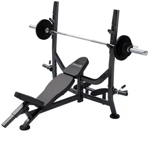 Banc Musculation PRO avec Support et Barre d Haltères Olympia 60 KG MA...Vendu pargorilla-sports