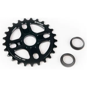 Saltbmx Couronne Manta CNC 28T en Alliage 6061-T6 Noire avec AdaptateurVendu parskatepro