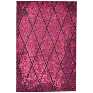 Tapis graphique et brillant tissé machine Baie 80x150 cm pas cher