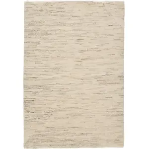 THEKO Tapis berbère marocain noué main en laine - Jaspé 120x180 cm pas cher