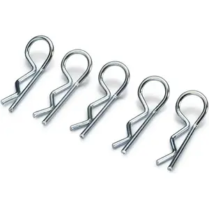Absima Abisma Clips carrosserie petit / Argent (10 pcs)