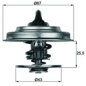 Thermostat, Liquide De Refroidissement Mahle Tx1871 pas cher