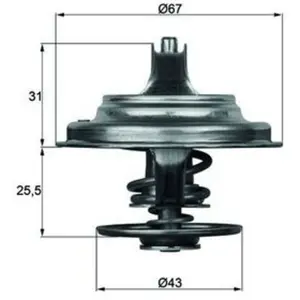 Comparateur de prix : Behr MAHLE Aftermarket Thermostat d'eau (Ref: TX 23 83D)