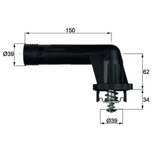 Comparateur de prix : Thermostat, liqiuide de refroidissement MAHLE, par ex. pour BMW