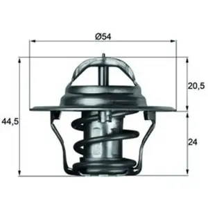 Comparateur de prix : Mahle Thermostat, liqiuide de refroidissement BEHR TX483D