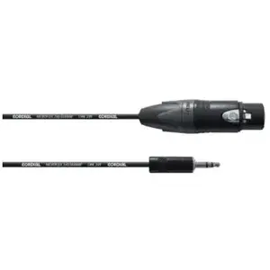 Comparateur de prix : CORDIAL Câble audio asymétrique XLR femelle/minijack stéréo 1,5 m