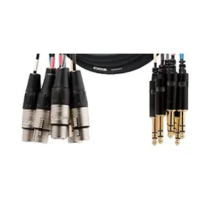 Comparateur de prix : Cordial Multipaire 8 XLR Femelle/8 Jack Stéréo 5 M Octopaires