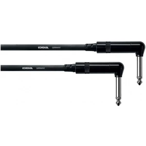 Cordial CFI015RR Câble Essentials Jack/Jack Coudés - 15cm pas cher