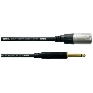 Comparateur de prix : CORDIAL CCM10MP Cable audio XLR mâle/Jack mâle mono 10M