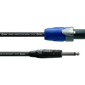 Comparateur de prix : Cordial CPL10LP25 Câble HP Neutrik Speakon 2 Points/Jack Mono - 10M
