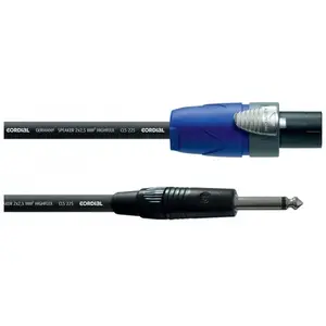 CORDIAL Câble h.p. Speakon 2 points/jack 5 m