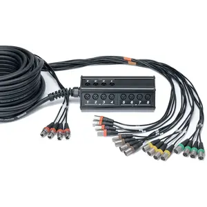 Cordial Boitier de Scène 16 Entres 4 Sorties XLR Câble 30 M Multipaires pas cher