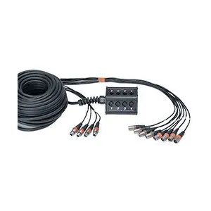 Comparateur de prix : Cordial Boitier de Scène 8 Entres 4 Sorties XLR Câble 30M Multipaires