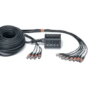 Comparateur de prix : Cordial Boitier de Scène 8 Entres 4 Sorties XLR Câble 15 M Multipaires