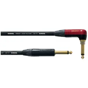 Cordial CSI3RPSILENT Câble Peak Neutrik Jack Coudé Silent/Jack- 3M pas cher
