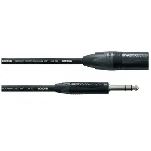 CORDIAL CABLES Câble audio stéréo XLR mâle/jack 5 m CÂBLES AUDIO Select XLR pas cher