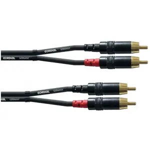 CORDIAL CABLES Câble audio double Rca 6 m CÂBLES AUDIO Essentials RCA