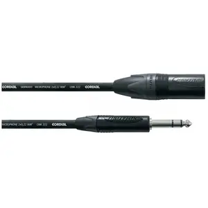 CORDIAL CABLES Câble audio stéréo XLR mâle/jack 2,5 m CÂBLES AUDIO Select XLR pas cher
