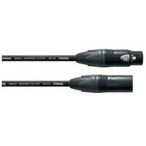 Comparateur de prix : Cordial CPM15FM Câble Micro Select Symétrique XLR M./XLR F. - 15M