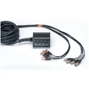 Comparateur de prix : CORDIAL - Boîtier de scène 8 entrées XLR câble 15 m