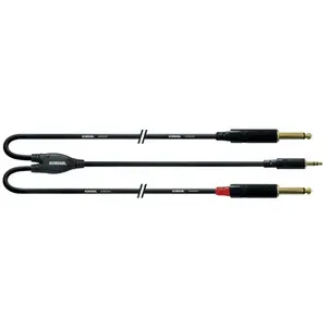Comparateur de prix : Cordial CFY15WPP Câble Y Mini-Jack Stéréo/2 Jacks Mono - 1.5M