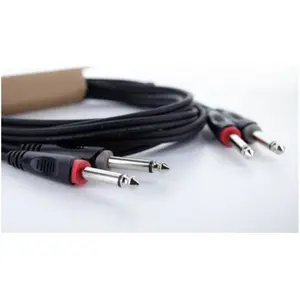 Cordial Câble audio double jacks mono 6 m