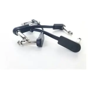 CORDIAL - ECL EI0.15RR - Câble patch plat guitare jack coudés 15 cm